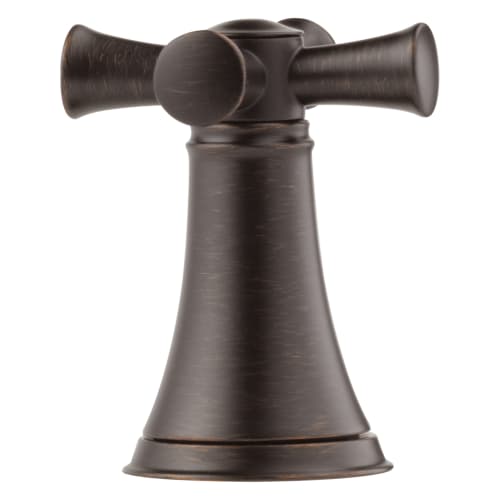 Brizo® HX505-RB Baliza® Cross Handle Kit, For Use With Model 65305LF-LHP Widespread Bathroom Faucet, Brass, Venetian Bronze, Import