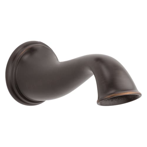 Brizo® RP37762RB Providence™ Baliza Tresa® Non-Diverter Tub Spout, 6-7/8 in L, For Use With Tub and Shower Faucet Trim, Solid Brass, Venetian Bronze, Import