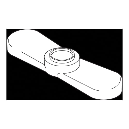 Brizo® RP42867BL Venuto® Escutcheon, Matte Black, Import