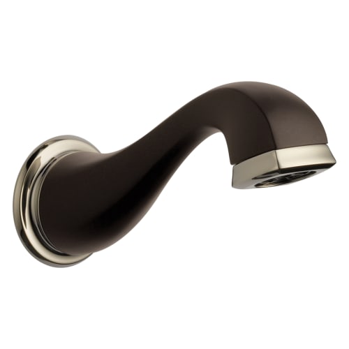 Brizo® RP70908PNCO Charlotte® Tub Spout Assembly, For Use With TempAssure® T60085 Thermostatic Valve Trim, Cocoa Bronze/Polished Nickel, Import