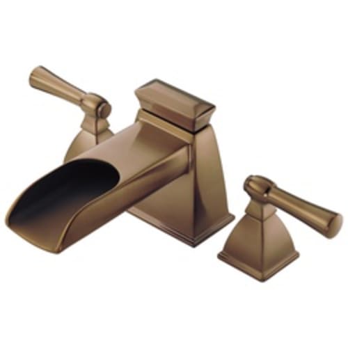 Brizo® T6745-BZ Roman Tub Trim, Vesi®, 18.5 gpm Flow Rate, 13 to 16 in Center, Brilliance® Brushed Bronze, 2 Handles, Function: Traditional, Domestic