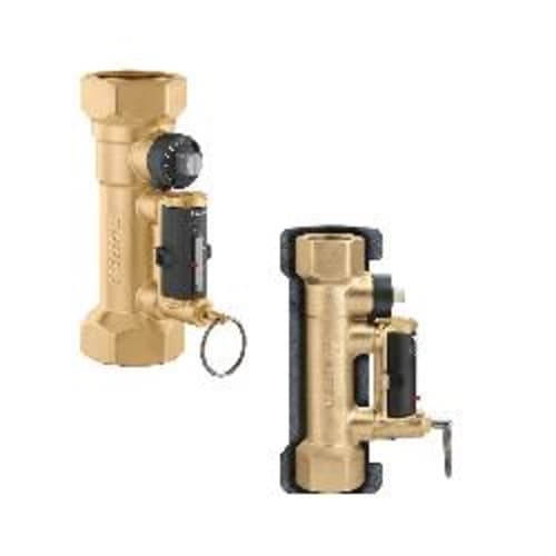 Caleffi QuickSetter™ 132432A Balancing Valve With Flow Meter, 1/2 in Nominal, FNPT End Style, 150 psi Pressure, 0.5 to 1.75 gpm Flow Rate, Brass Body