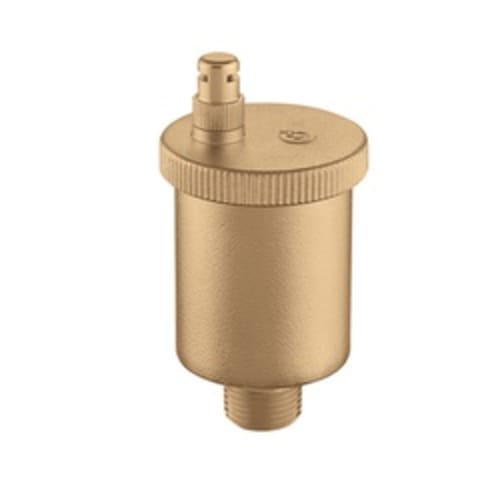 Caleffi VALCAL® 502243A Automatic Air Vent, 1/2 in Nominal, MNPT Connection, 150 psi Max Working, 250 deg F, Brass