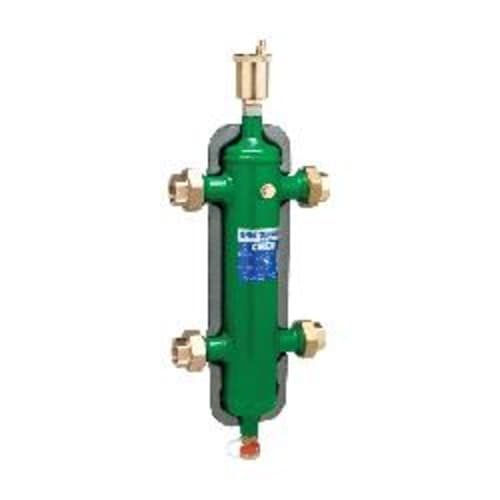 Caleffi 548097A Hydraulic Separator, 1-1/4 in, C Union, 150 psi Working, 32 to 210 deg F, Steel