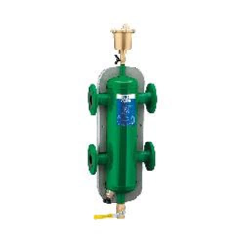 Caleffi SEP4™ NA549062AM 549 4-IN-1 Magnetic Hydraulic Separator, 2-1/2 in Nominal, ANSI 150 lb Raised Face Flange Connection, 150 psi Working, Steel