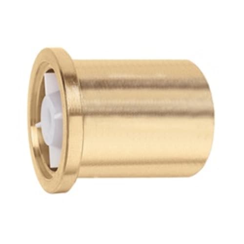 Caleffi 59905A Tailpiece With Check Valve, For Use With 1 in Nut, 3/4 in, MNPT, Brass