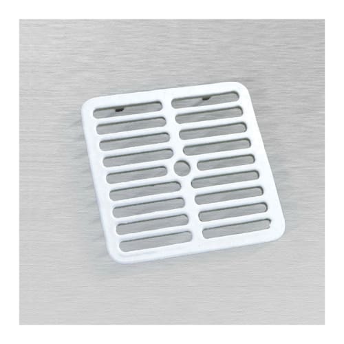 CECO 900 Top Full Grate, For Use With Service Floor Sink, Cast Iron, White