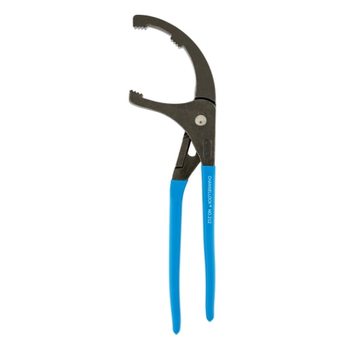 Channellock® 212 Oil Filter/PVC Plier, 4-1/4 in, 2.52 in High Carbon Steel Jaw, 12 in OAL