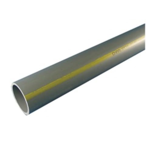 Charlotte ChemDrain® AW 14003 0030C Lab-Waste Pipe, 3 in, 10 ft L, SCH 40/STD, Plain, CPVC, ASTM D1784/F2618|NSF 14, Domestic