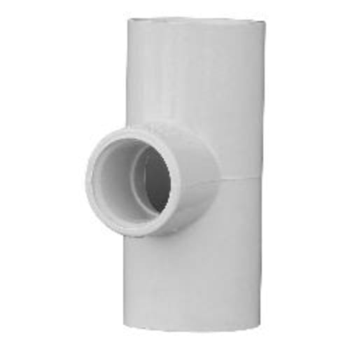 Charlotte CTS 02400 2700 Reducing Tee, 1-1/4 x 1 x 1 in Nominal, Socket End Style, CPVC, Domestic