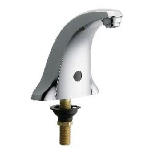 Chicago Faucet® E-Tronic® 40 116.606.AB.1 Sink Faucet With Dual Beam Infrared Sensor, Polished Chrome, 0.5 gpm Flow Rate