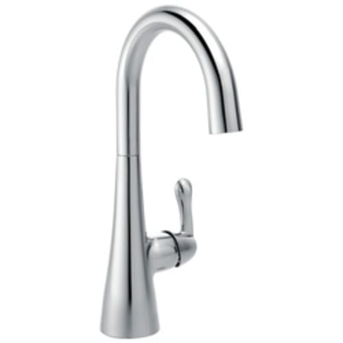 DELTA® 1953LF Addison™ Bar/Prep Faucet, 1.5 gpm, Chrome Plated, 1 Handles, Domestic