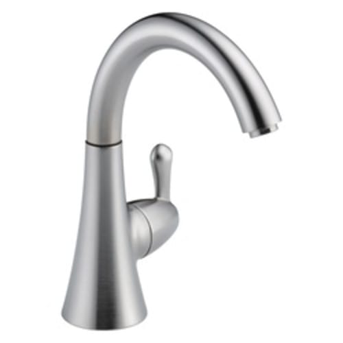 DELTA® 1977-AR-DST Traditional® Beverage Faucet, 1.5 gpm, 1 Handle, Arctic™ Stainless Steel, Domestic