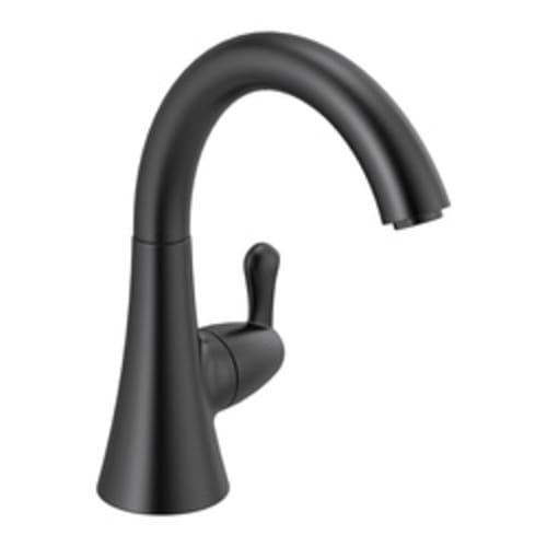 DELTA® 1977-BL-DST Transitional Manual Beverage Faucet, 1.5 gpm Flow Rate, Matte Black, 1 Handle, Domestic