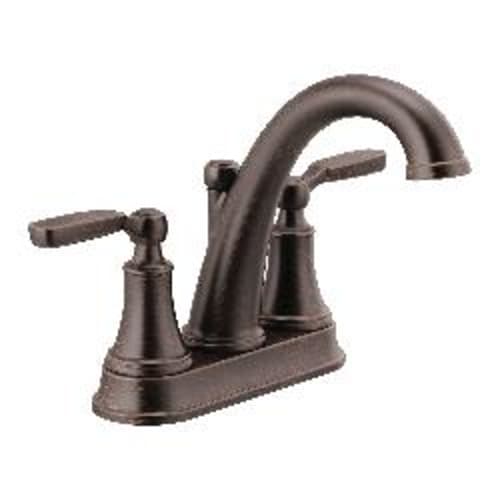 DELTA® 2532LF-RBMPU Bathroom Faucet, Woodhurst™, Venetian Bronze, 2 Handles, Metal Pop-Up Drain, 1.2 gpm