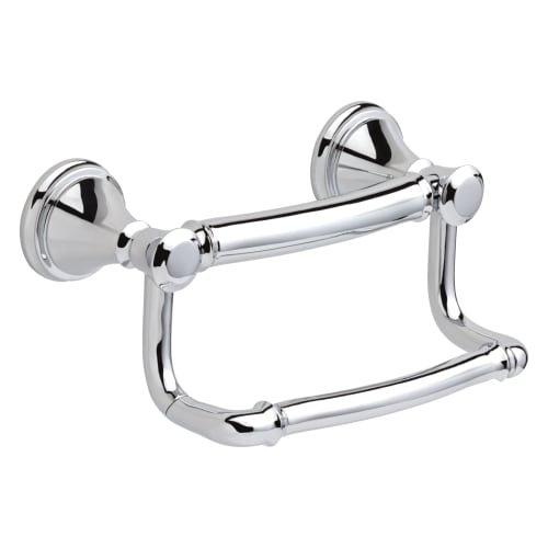 DELTA® 41350 Decor Assist™ Traditional Toilet Tissue Holder With Assist Bar, 300 lb Capacity, 4-5/16 in H, Zinc, Polished Chrome, Import