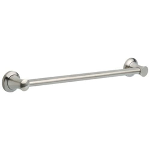 DELTA® 41724-SS Traditional Decorative Grab Bar, 24 in L x 3-3/8 in W x 3 in H, Brass, Stainless Steel, Import