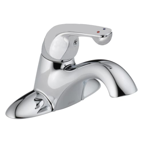 DELTA® 501LF-TGMHDF HDF® Centerset Lavatory Faucet, Polished Chrome, 1 Handles, 0.35 gpm Flow Rate