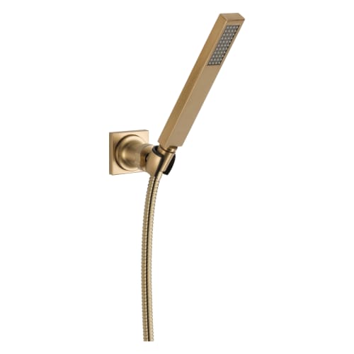 DELTA® 55530-CZ Vero® Premium Wall Mount Hand Shower, 1 Shower Head, 2 gpm Flow Rate, 69 in L Hose, 1/2-14 NPSM Connection, Brilliance® Champagne Bronze, Import
