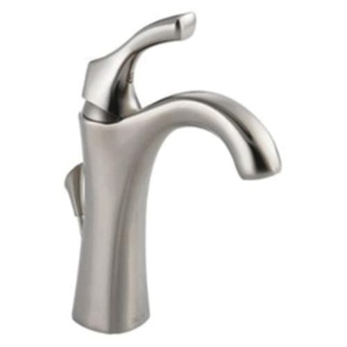 DELTA® 592-SS-DST Addison™ Electronic Lavatory Faucet, Commercial, 1.2 gpm Flow Rate, 5-3/4 in H Spout, Stainless Steel, 1 Handles, Pop-Up Drain, Domestic