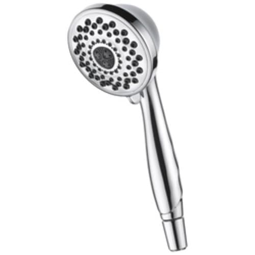 DELTA® 59426-PK Premium Hand Shower, (7) 3-13/16 in Dia Shower Head, 2 gpm, 1/2 in IPS, Chrome Plated