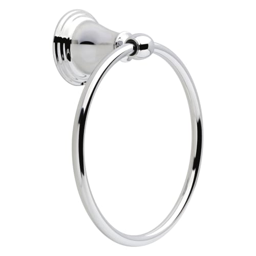 DELTA® 70046 Windemere® Towel Ring, 6-3/8 in Ring, 2-7/8 in OAD x 7-1/4 in OAH, Polished Chrome, Import