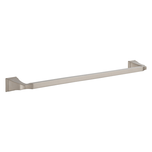 DELTA® 75124-SS Dryden™ Towel Bar, 24 in L Bar, 3-1/8 in OAD x 1-3/4 in OAH, Brass, Stainless Steel, Import