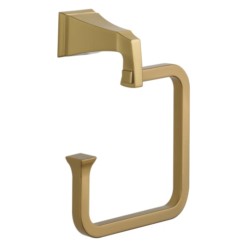 DELTA® 75146-CZ Dryden™ Towel Ring, 6 in Ring, 3-1/2 in OAD x 7-3/4 in OAH, Brass, Brilliance® Champagne Bronze, Import