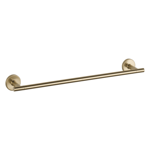 DELTA® 75918-CZ Trinsic® Towel Bar, 18 in L Bar, 3-5/16 in OAD x 1-1/8 in OAH, Brass, Brilliance® Champagne Bronze, Import