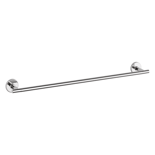 DELTA® 759240 Trinsic® Towel Bar, 24 in L Bar, 3-5/16 in OAD x 1-1/8 in OAH, Brass, Polished Chrome, Import