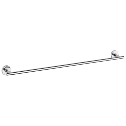 DELTA® 75930 Trinsic® Towel Bar, 30 in L Bar, 3-3/8 in OAD x 2-1/4 in OAH, Brass, Polished Chrome, Import