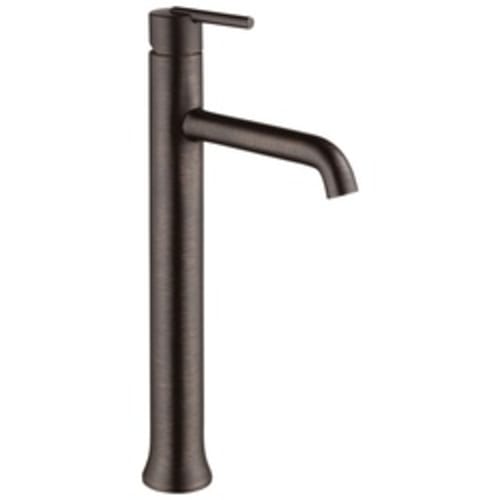 DELTA® 759-RB-DST Trinsic® Vessel Lavatory Faucet Without Drain, 1.2 gpm, 9-5/16 in H Spout, 1 Handle, Venetian Bronze, Domestic, Commercial