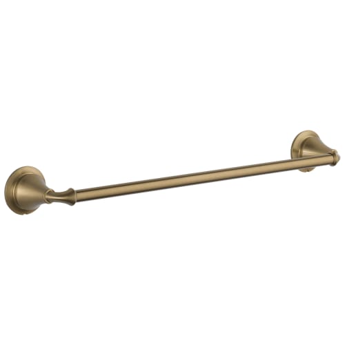 DELTA® 79418-CZ Linden™ Towel Bar, 18 in L Bar, 3-1/2 in OAD x 2-1/2 in OAH, Brass, Brilliance® Champagne Bronze, Import