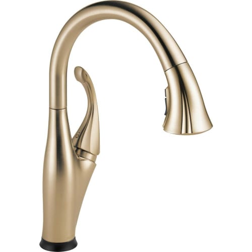 DELTA® 9192T-CZ-DST Addison™ Kitchen Faucet, 1.5 gpm Flow Rate, Champagne Bronze, 1 Handles, 1 Faucet Holes, Function: Traditional, Domestic, Commercial