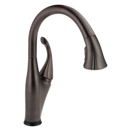 DELTA® 9192T-RB-DST Addison™ Kitchen Faucet, 1.5 gpm Flow Rate, Venetian Bronze, 1 Handles, 1 Faucet Holes, Function: Traditional, Domestic, Commercial
