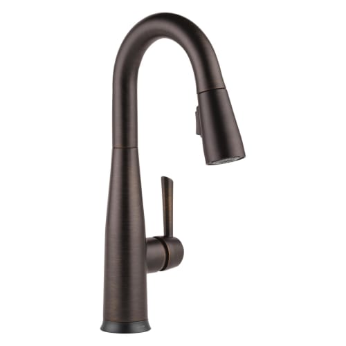 DELTA® 9913T-RB-DST Essa® Bar/Prep Faucet, 1.8 gpm Flow Rate, Venetian Bronze, 1 Handles, 1 or 3 Faucet Holes, Function: Traditional, Domestic, Commercial