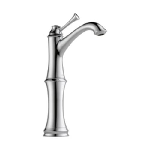 Brizo® 65105LF-PC-ECO Baliza® Vessel Lavatory Faucet, 1.2 gpm, 9-45/64 in H Spout, 1 Handle, Grid Strainer Drain, Chrome Plated, Import, Commercial