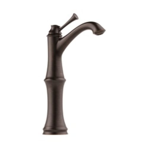 Brizo® 65105LF-RB-ECO Baliza® Vessel Lavatory Faucet, 1.2 gpm, 9-45/64 in H Spout, 1 Handle, Grid Strainer Drain, Venetian Bronze, Import, Commercial