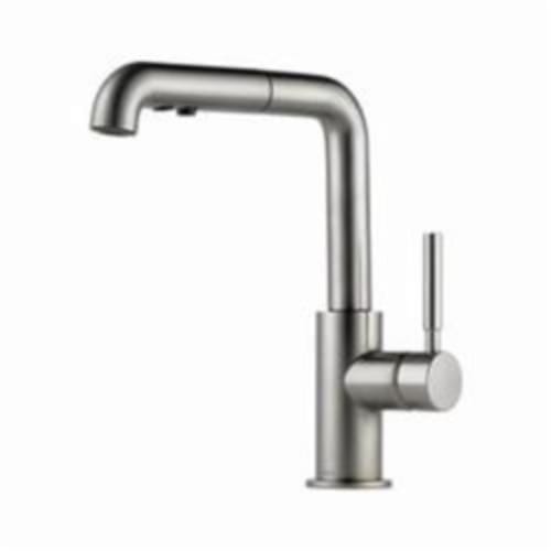 Brizo® 63220LF-SS Solna® Kitchen Faucet, 1.8 gpm, 1 Faucet Hole, Stainless Steel, 1 Handle, Domestic, Commercial