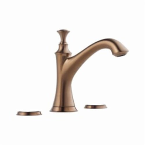 Brizo® 65305LF-BZLHP Baliza® Widespread Lavatory Faucet, Commercial, 1.5 gpm Flow Rate, 4-5/16 in H Spout, 6 to 16 in Center, Brilliance® Brushed Bronze, Pop-Up Drain, Import