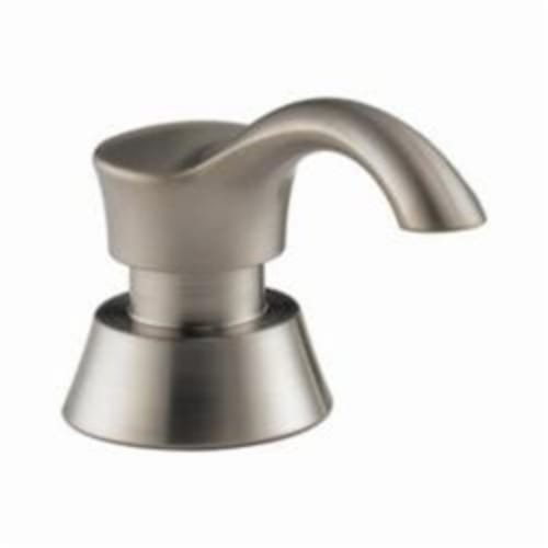 DELTA® RP50781-SS Pilar® Soap/Lotion Dispenser, Stainless Steel, 13 oz Bottle, Deck Mount, ABS