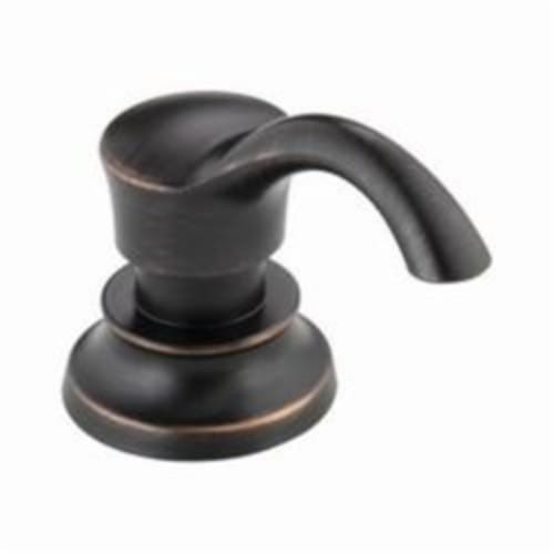 DELTA® RP71543-RB Cassidy™ Soap/Lotion Dispenser, 13 oz, Deck Mount, Brass, Venetian Bronze