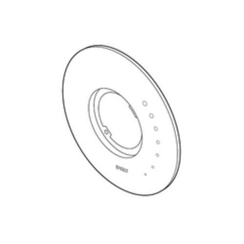 Brizo® RP49095 Vesi® Escutcheon, For Use With MultiChoice® Model T60075, T60275, T60475 Thermostatic Valve Trim, Polished Chrome, Import