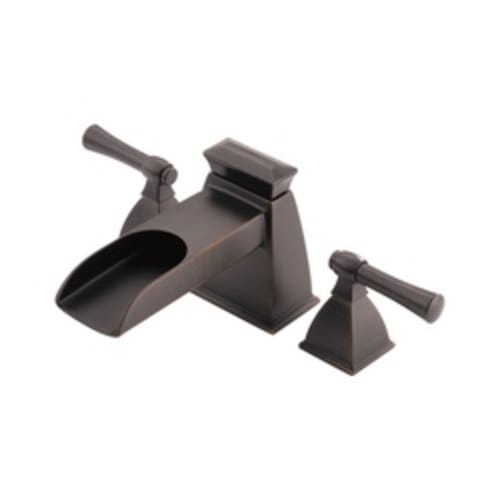 Brizo® T6745-RB Roman Tub Trim, Vesi®, 18.5 gpm Flow Rate, 13 to 16 in Center, Venetian Bronze, 2 Handles, Function: Traditional, Domestic