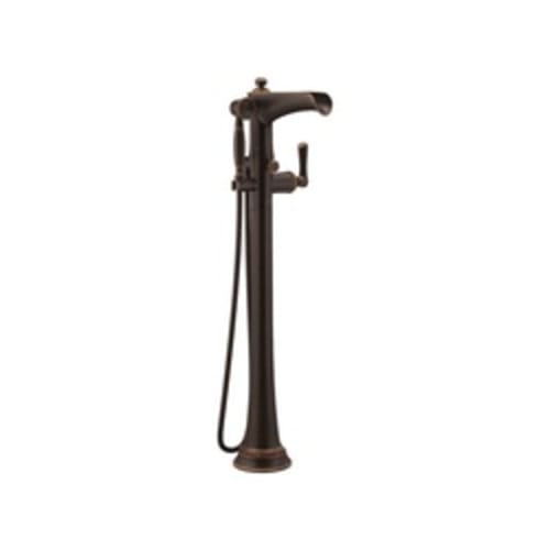 Brizo® T70161-RB Rook™ Free Standing Tub Filler Trim, 2 gpm, Venetian Bronze, 1 Handles, Hand Shower Yes/No: Yes, Domestic, Commercial