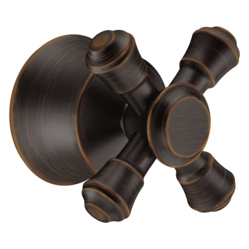 DELTA® H795RB Cassidy Cross Handle, For Use With Model 4797-FL-LHP Traditional Floor Mount Tub Filler Trim, Metal, Venetian Bronze, Import