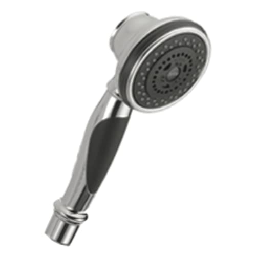 DELTA® RP48770 Hand Shower, 3-3/4 in Dia 3 Shower Head, 2 gpm Flow Rate, 1/2 in Connection, Polished Chrome, Import