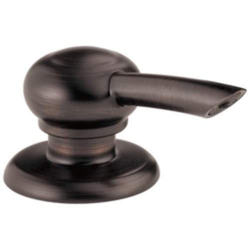 DELTA® RP50813-RB Leland® Soap/Lotion Dispenser, Venetian Bronze, 13 oz Bottle, Deck Mount, Metal