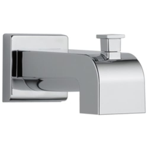 DELTA® RP53419 Pull-Up Diverter Tub Spout, 6-1/2 in L x 3 in H, For Use With Vero® Tub and Shower Faucet, Chrome Plated