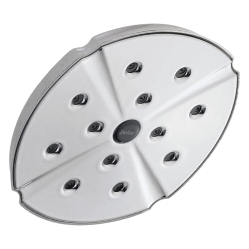 DELTA® RP61274 Raincan Shower Head, Addison™, 2.5 gpm, 1 Sprays, Wall Mount, 8-3/16 x 2-3/4 in Head, Domestic